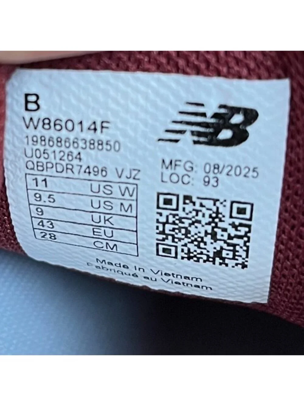 New Balance please review